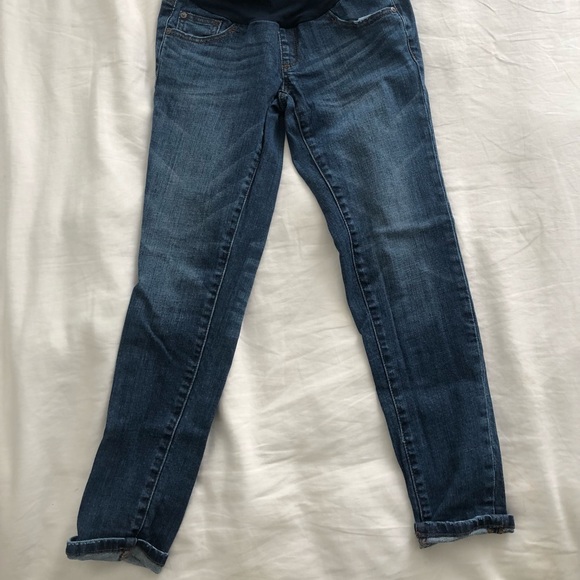 Luxe Essential Denim Maternity Jeans - Picture 1 of 3